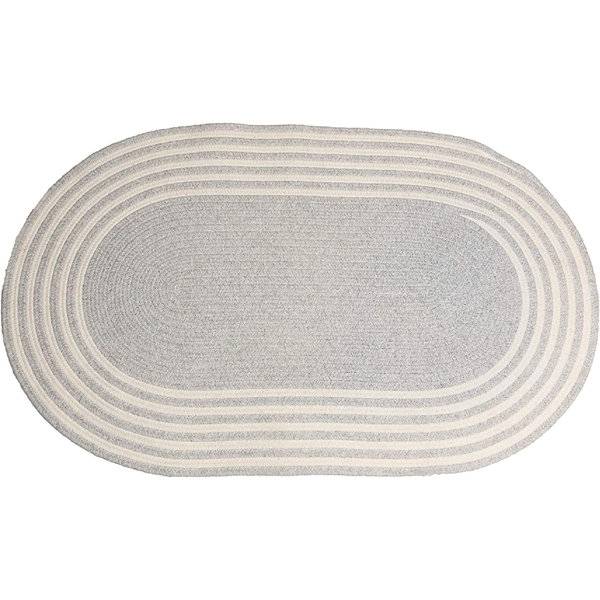 DASTINGO Hand Braided Wool Solid Color Rug Wayfair